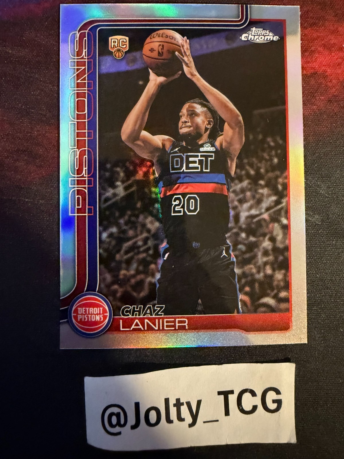 2025-26 Topps Chrome Update #188 Chaz Lanier Refractor