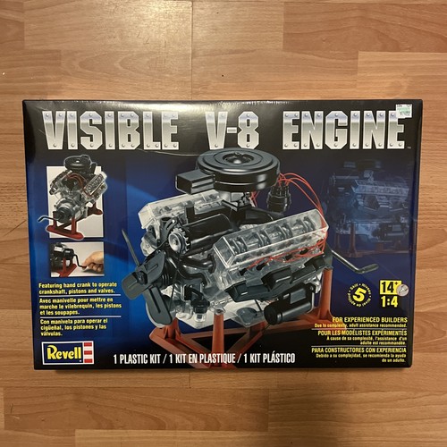 Revell Visible V-8 Engine 1 4 Scale 85-8883 Shrink-Wrapped