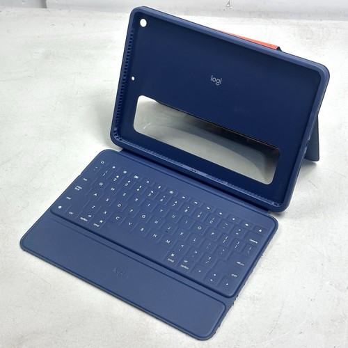 Logitech YU0073 Rugged Combo 3 Keyboard Cases iPad 7th 8th 9th Blue WORKS