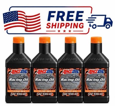 AMSOIL Dominator 10W-40 Racing Oil Full Synthetic Engine Oil RD40 Track Use