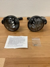 Letric Lighting Co. 4.5" Passing Lights with Brackets - Black/Black — LLC-PLB-BB