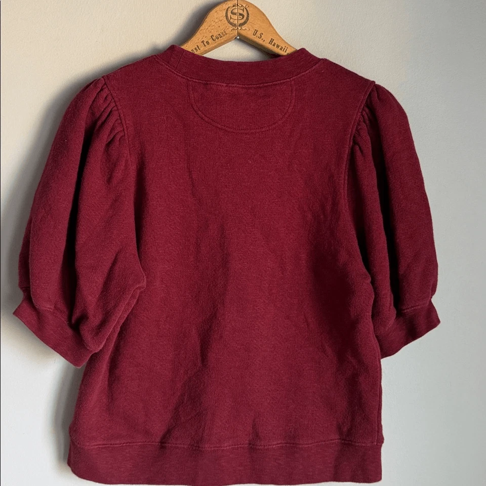 Ulla Johnson Rami Pullover in Bordeaux Large - Image 3 of 4