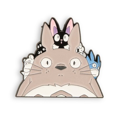 #ad Studio Ghibli Totoro Mascots Jiji Susuwatari Enamel Pin Anime Collectible Access $8.99