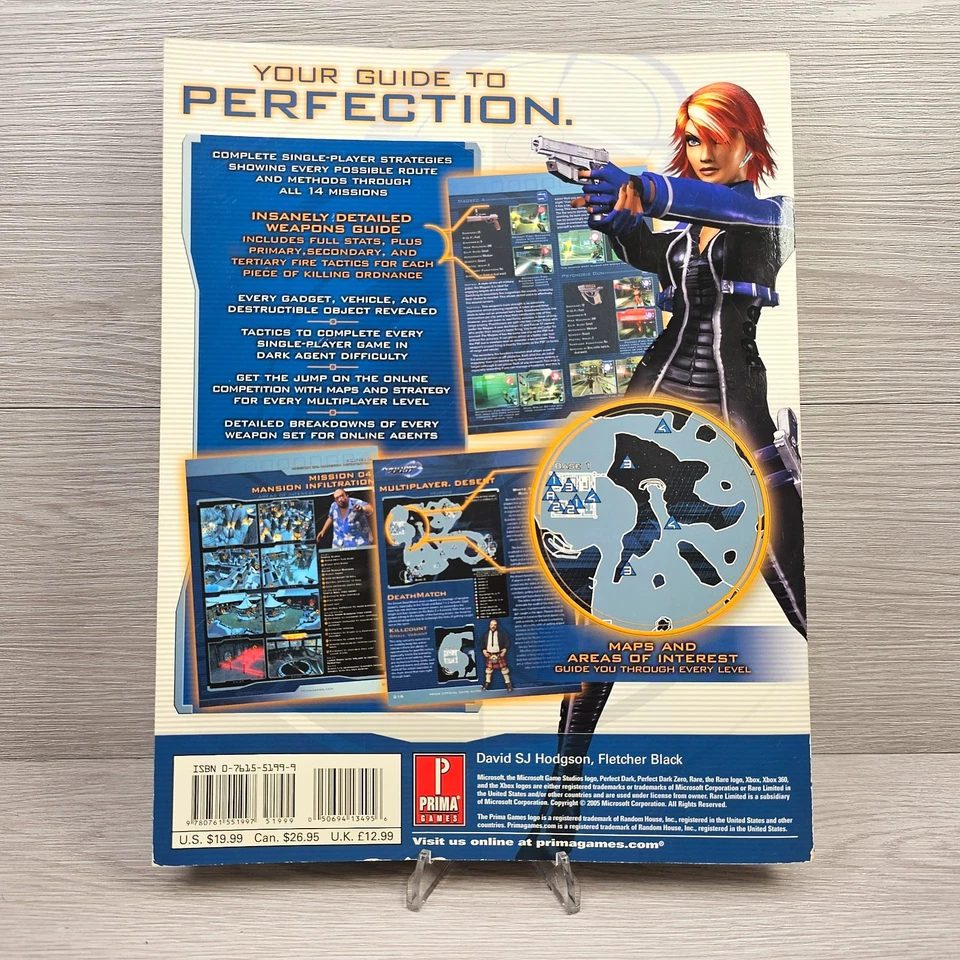 Perfect Dark Zero Xbox 360 Official Guide Very Good UK - Image 2 of 4
