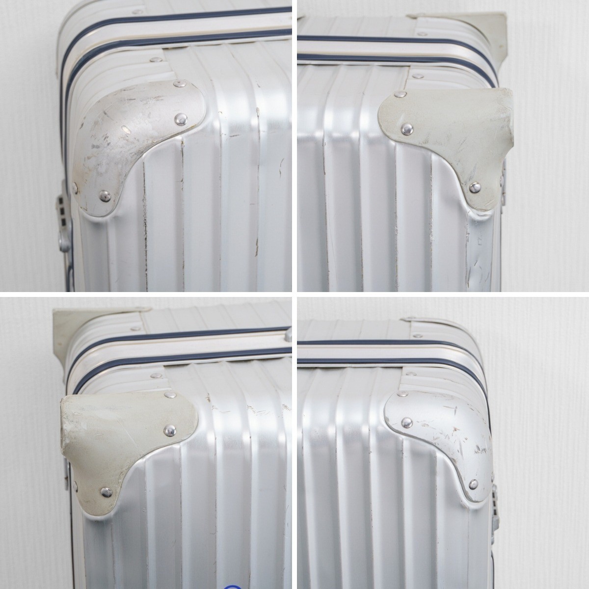 Rimowa Silver Integral 104L Silver 4-wheels Carry Case Suitcase