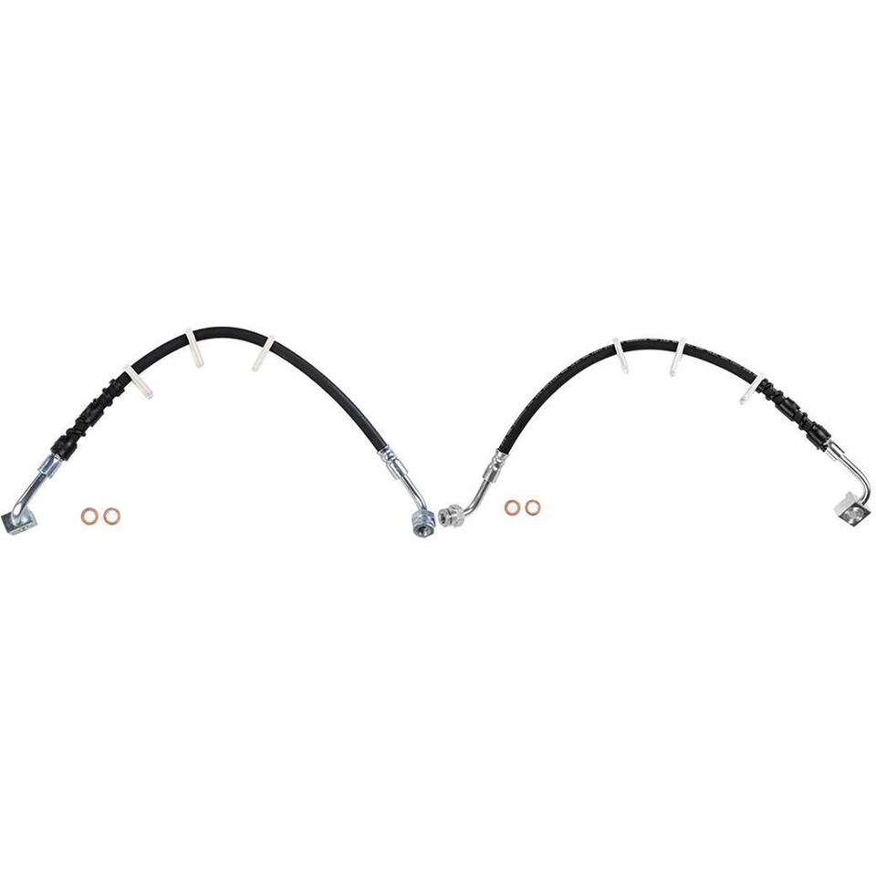 Front Left & Right Brake Hydraulic Hose for 1995 1996 Ford E-250 Econoline 4.9L - Image 2 of 2