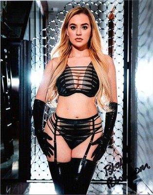 Blake Blossom Sexy Hot Adult Model Autograph Signed 8x10 Photo COA Proof 20