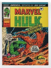 1972 MARVEL INCREDIBLE HULK #151, DAREDEVIL #35 & FANTASTIC FOUR #63 RARE KEY UK