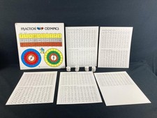 Vintage 1979 Creative Teaching Associates Fraction Olympics Educational Game Kit