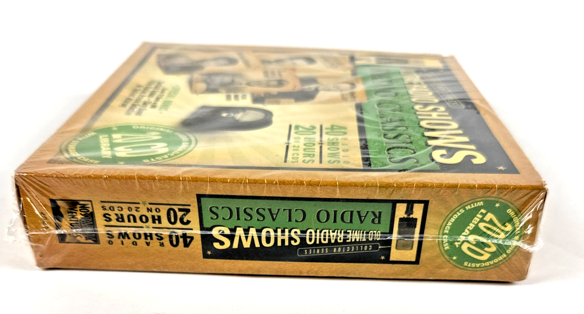 NEW SEALED Old Time Radio Classics 20 CD Box Set Vintage Shows