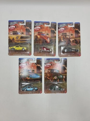 Hot Wheels Vintage Club: FULL SET Of 5 PORSCHE 911, Beetle Bug, Mustang, Mod,Etc