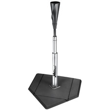 Batting Tee for Baseball and Softball with Traditional Home Plate Base,Alumium S