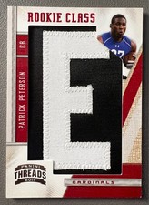 Patrick Peterson 2011 Panini Threads Football Rookie Class E Letter #298 /400