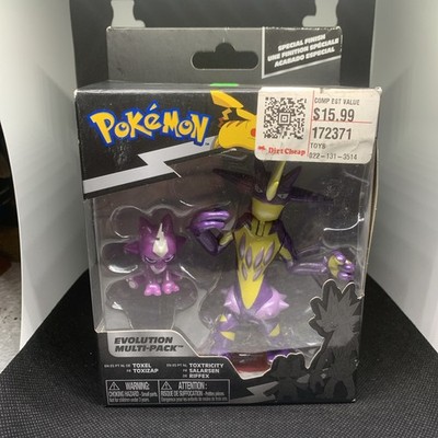 Pokémon Select Evolution Multi-Pack Toxel and Toxtricity Action Figure Set (ZR)