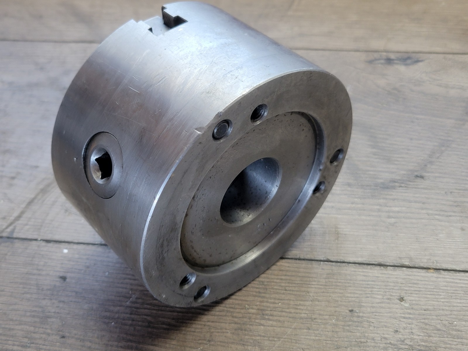 PRATT BURNERD 1278 5 " 3 JAW SCROLL CHUCK - PLAIN BACK