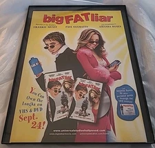 Big Fat Liar Amanda Bynes Print Ad 2003 Framed 8.5X11 