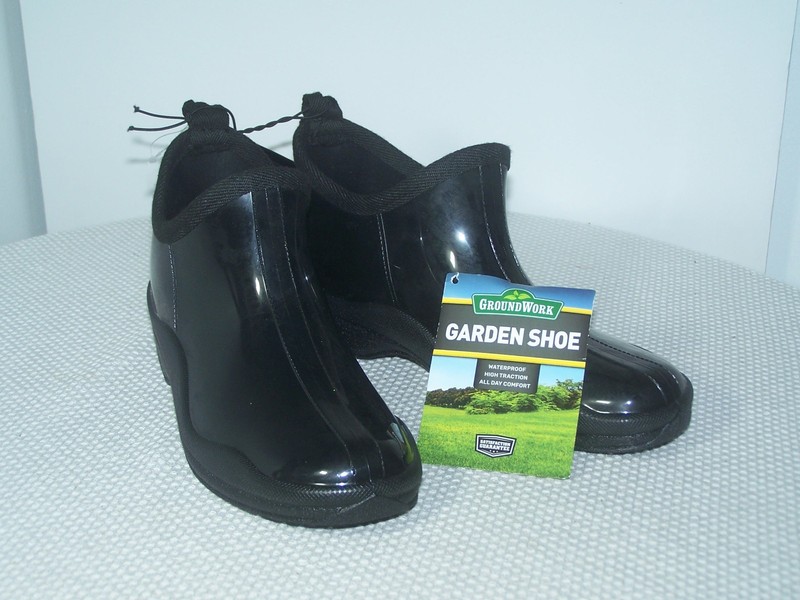 New Groundwork Waterproof High Traction All Day Comfort Garden Shoe Sz 10 Black