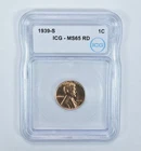 1939-S Lincoln Wheat Cent MS65 RD ICG