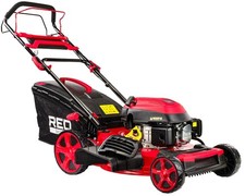 Benzin Rasenm&auml;her 7PS Antrieb 51cm Schnittbreite 60L Fangkorb Mulchen  4-Takt