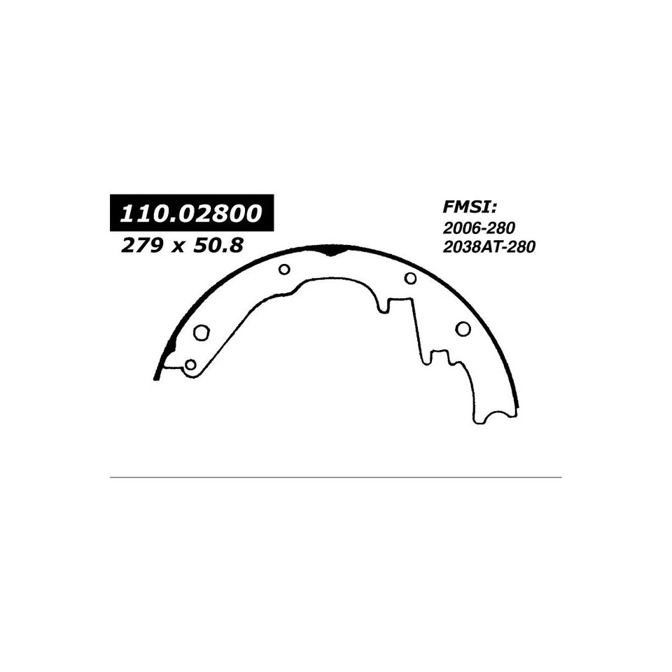 Juego de 8 zapatas de freno delanteras traseras Centric Parts para camioneta Chevrolet G10 5,0 L 1971 Foto 2 de 4
