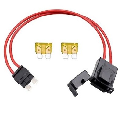 32V 16 AWG Car Fuse Holder Connector with 20A ATO Blade Fuses for Standard ATM F