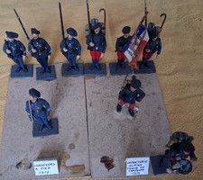 SOLDAT DIORAMA FRANKREICH WW1 VERDUN HAARIG