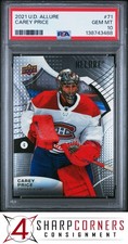 2021 UPPER DECK ALLURE #71 CAREY PRICE CANADIENS  PSA 10