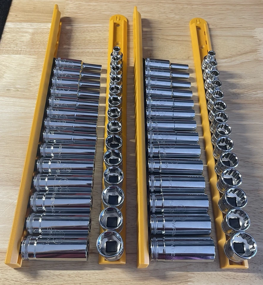 GearWrench 3/8” Metric 6pt & 12pt Shallow & Deep Sockets 80552 80554 80560 80562 - Image 2 of 2