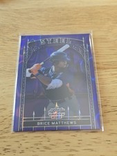 2024 Leaf Trinity Steel Purple #S9 Brice Matthews SN 5/49