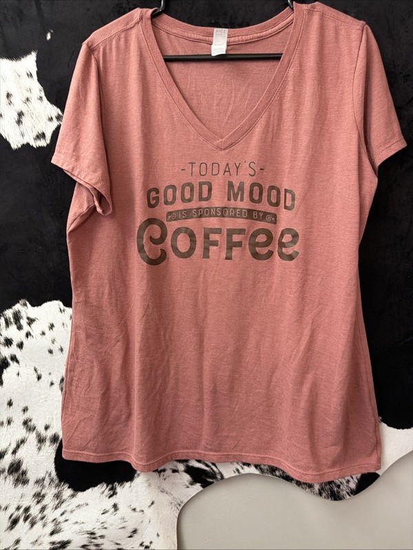 Coffee Lovers Tshirt! XXL”Today’s Good Mood..,” Soft! Comfy! True 😂:Perfect Tri