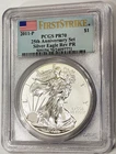 2011 P  American Silver Eagle - PCGS PR70 - Reverse Proof - 25th Anniversary Set