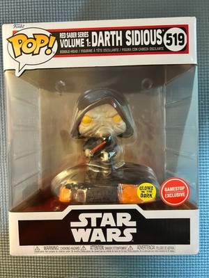 FUNKO MIP 2022 STAR WARS RED SABER SERIES VOL. 1 POP! DARTH SIDIOUS DELUXE #519