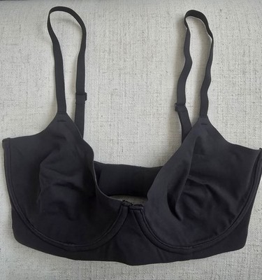 Skims Fits Everybody Unlined Demi Bra Onyx 32E (DD)