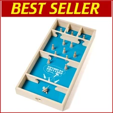 Enjoy Exciting Indoor & Outdoor Skittles Game - Large Wooden Board for Families