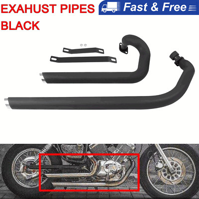 For Yamaha Virago 535 XV535 XV400 1988-2004 Exhaust Pipes Full System Silencers