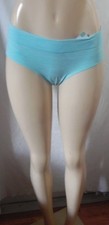 -3 JOCKEY SPORTIES 2136 BIKINI AQUA BLUE PINK NYLON PANTIES COTT SPANDEX 5