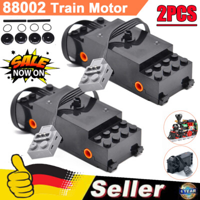 2X Power Functions Zug Motor für Lego 88002 City Eisenbahn Motor Toys Ersatztei/