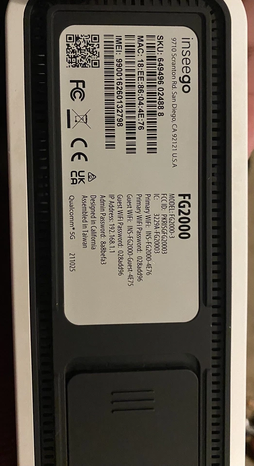 Inseego Wavemaker Pro FG2000e 5G Indoor Router U.S Cellular Compatible - Image 3 of 3