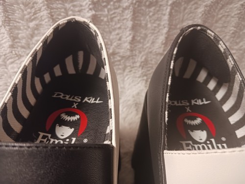 Dolls Kill x Emily The Strange Cat You Later Mary Jane Women’s Shoes Size 10.5 - Picture 8 of 9