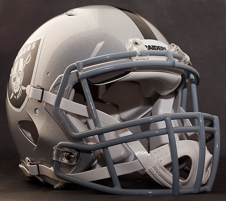 CUSTOM*** OAKLAND RAIDERS NFL Riddell Speed AUTHENTIC
