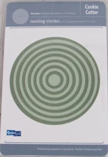 QuicKutz Nesting Circles, Cookie Cutter Dies, 14 Cutting Dies, CC-SHAPE-14-024