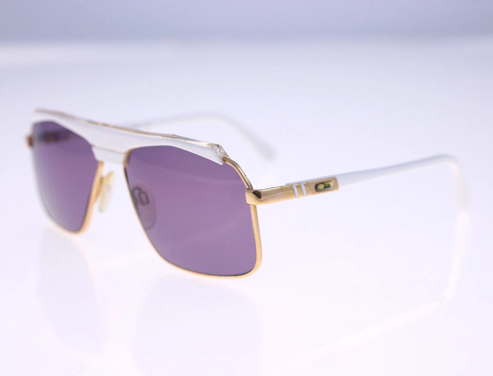 Cazal Mod.730 Col.180 unisex vintage pilot-style sunglasses-circa 1980s (Weight: - Image 2 of 4