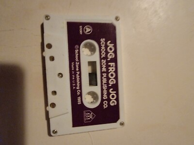 Jog Frog Jog Cassette Tape School Zone Publishing 1985 Made In USA