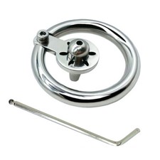 Small Stainless Steel Cage Male Chastity Device Lightweigh Tight Rings USA New