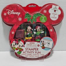 Disney Mickey and Minnie Mouse Stamper Activity Fun Kit. Children Craft NEW