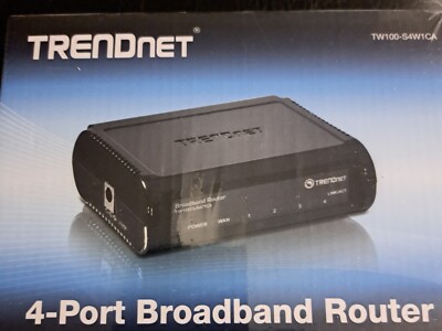 TRENDnet 4-Port Broadband Router TW100-S4W1CA/A