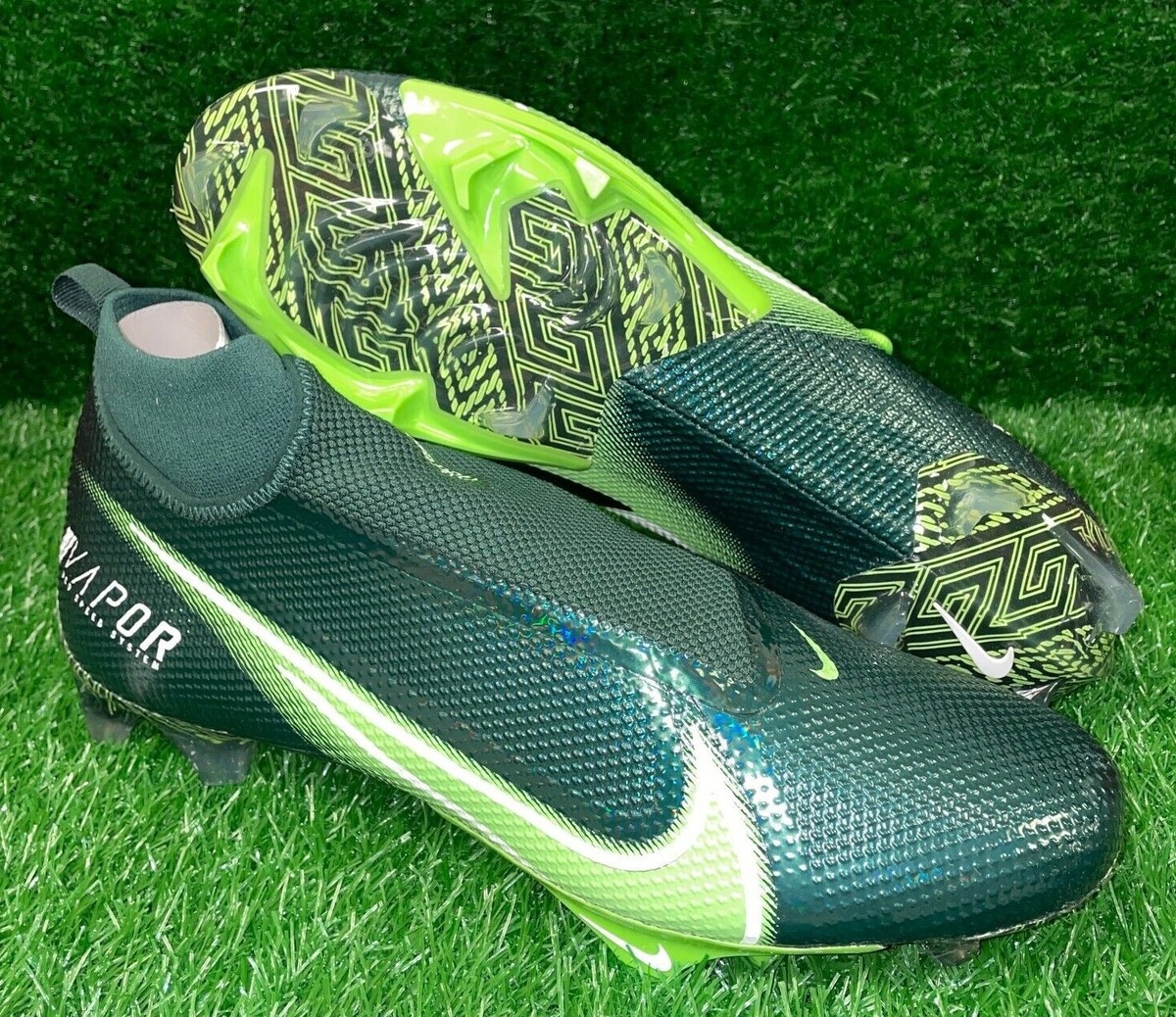Nike Michigan State Vapor Edge Pro 360 Football Cleats Green Size