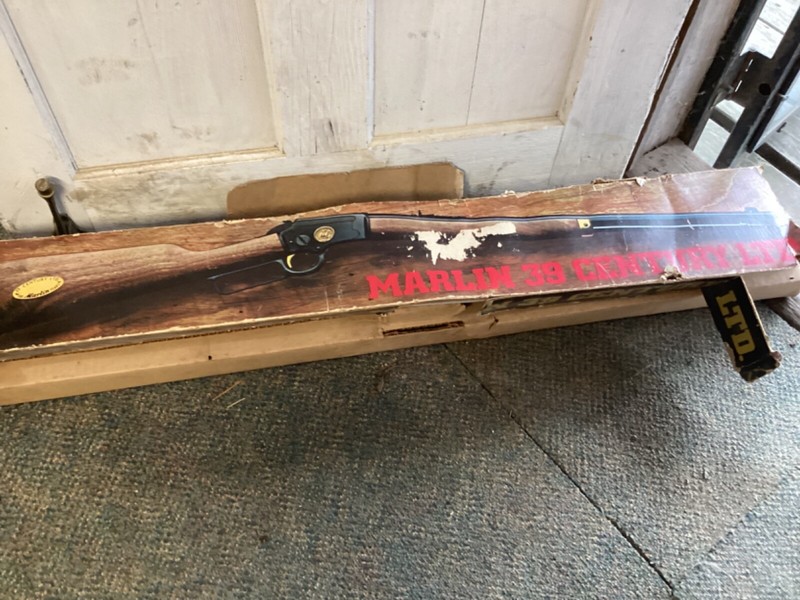 Vintage Marlin Firearms 39 Century LTD Box Used