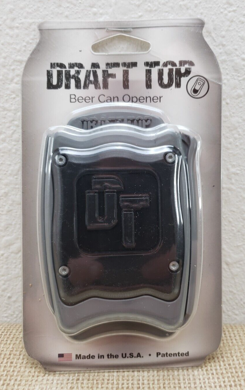 DT Draft Top Beer Can Opener or Soda Opener 8oz 12oz or 16oz, New