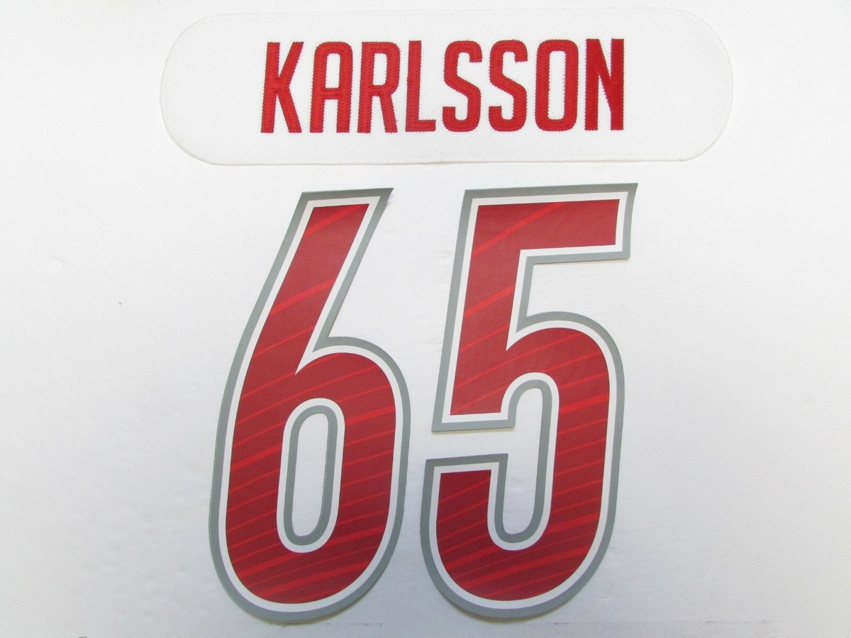 ERIK KARLSSON 2011 2012 NHL ALL STAR GAME HOCKEY JERSEY NAME AND